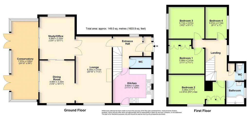 4 bedroom detached house for sale - floorplan