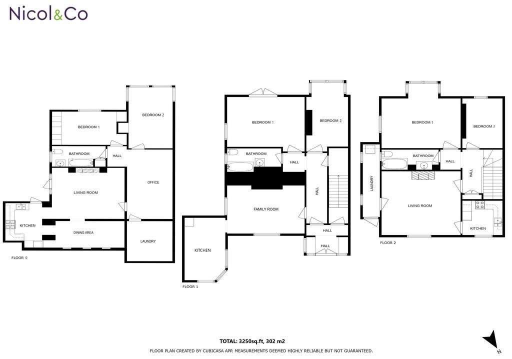 6 bedroom semi-detached house for sale - floorplan