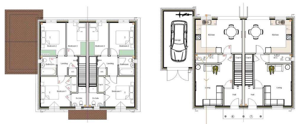 3 bedroom semi-detached house for sale - floorplan