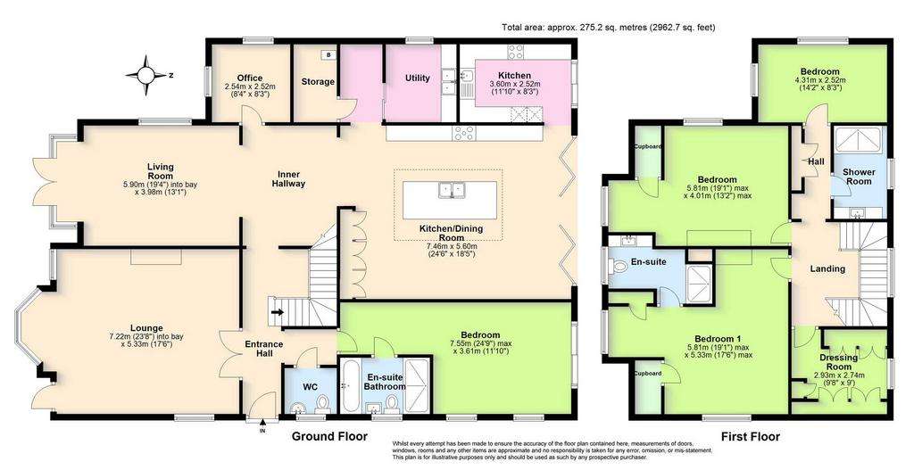 5 bedroom detached house for sale - floorplan