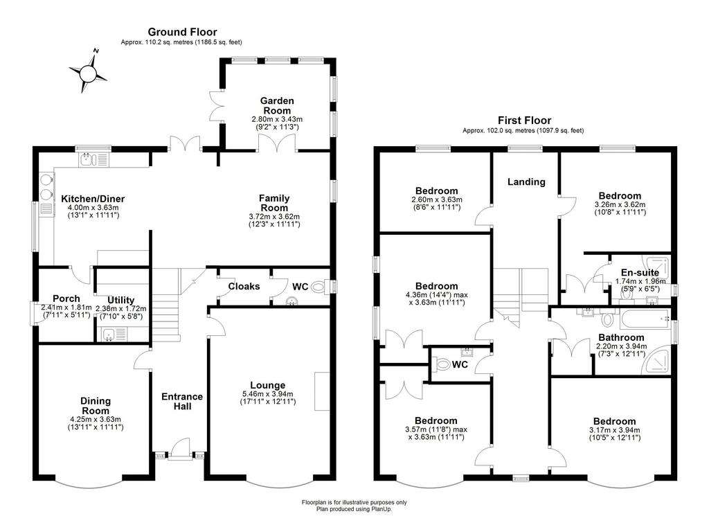 5 bedroom detached house for sale - floorplan