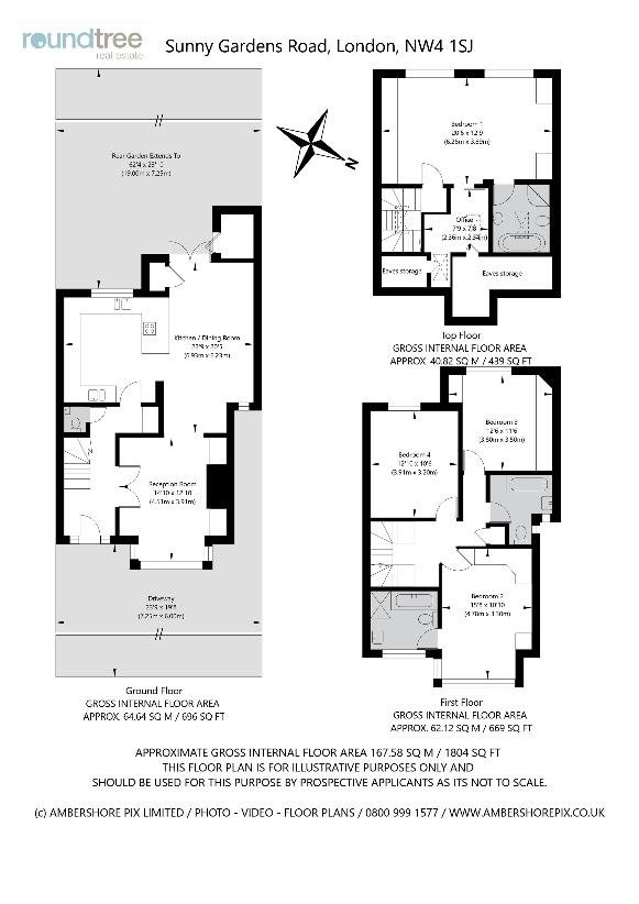 4 bedroom property for sale - floorplan