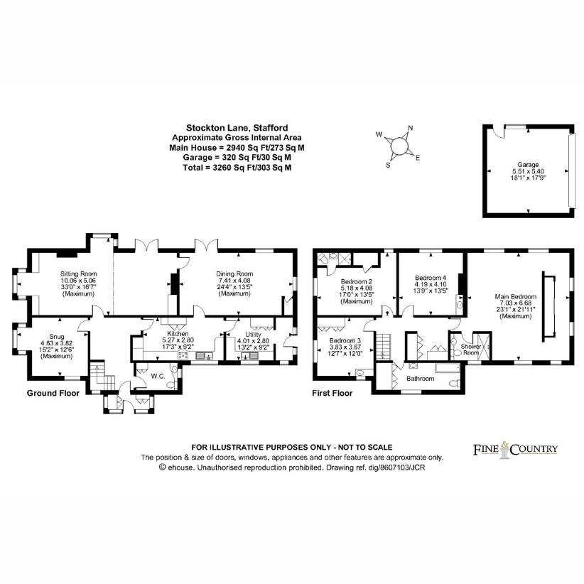 4 bedroom detached house for sale - floorplan