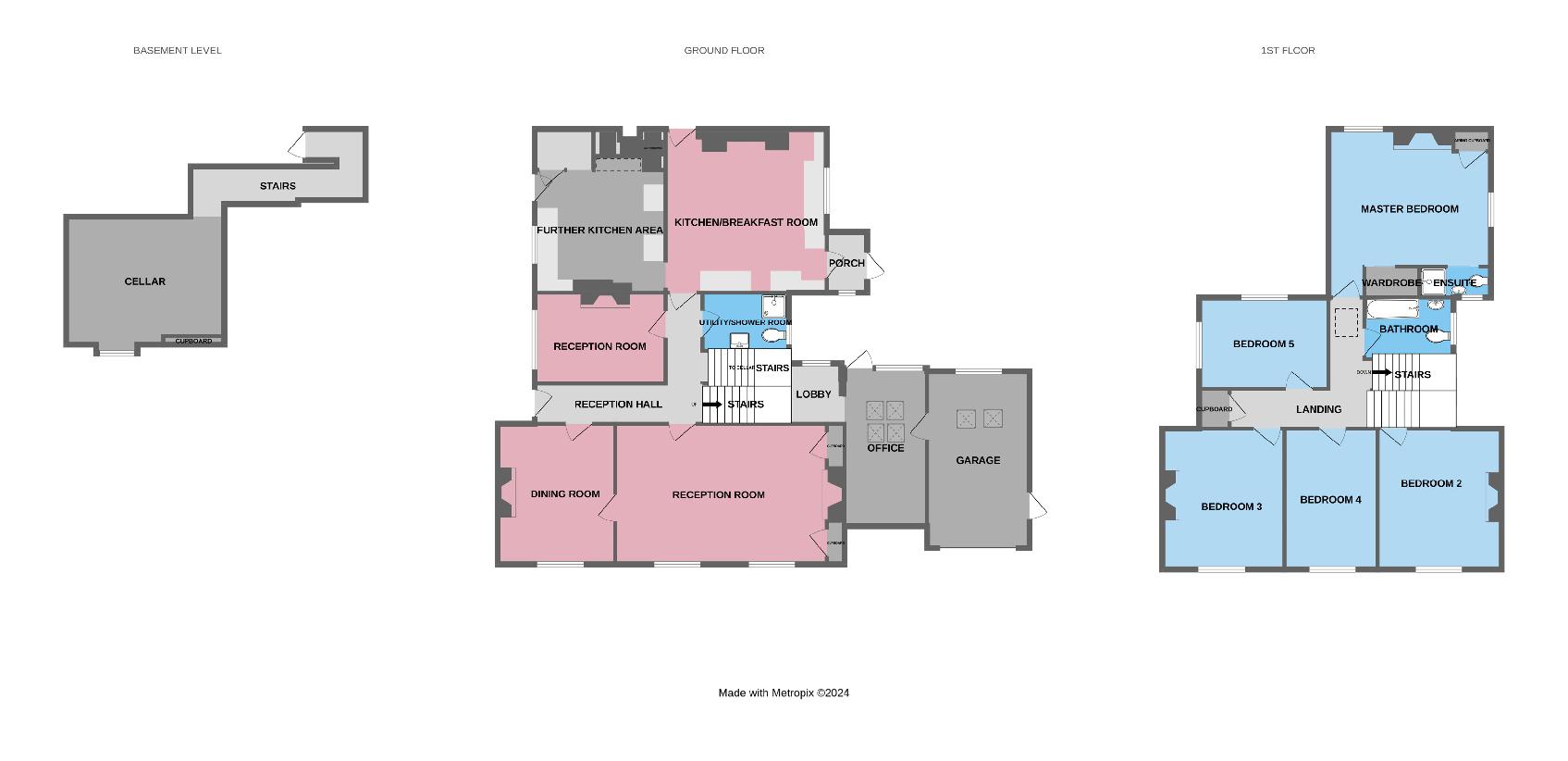 5 bedroom property for sale - floorplan