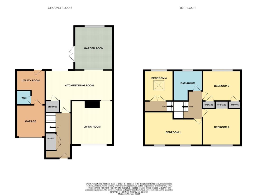 4 bedroom property for sale - floorplan