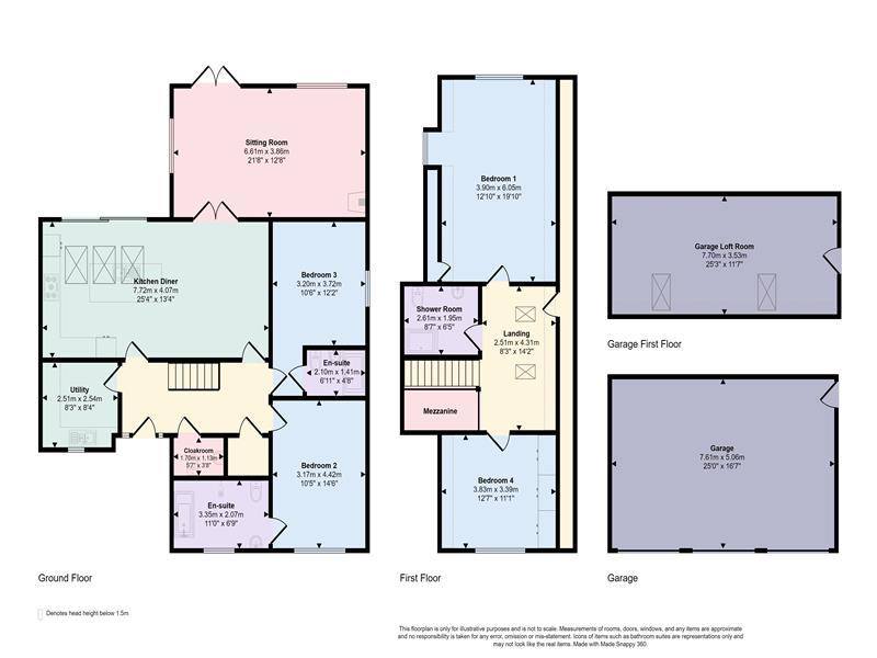 4 bedroom detached house for sale - floorplan