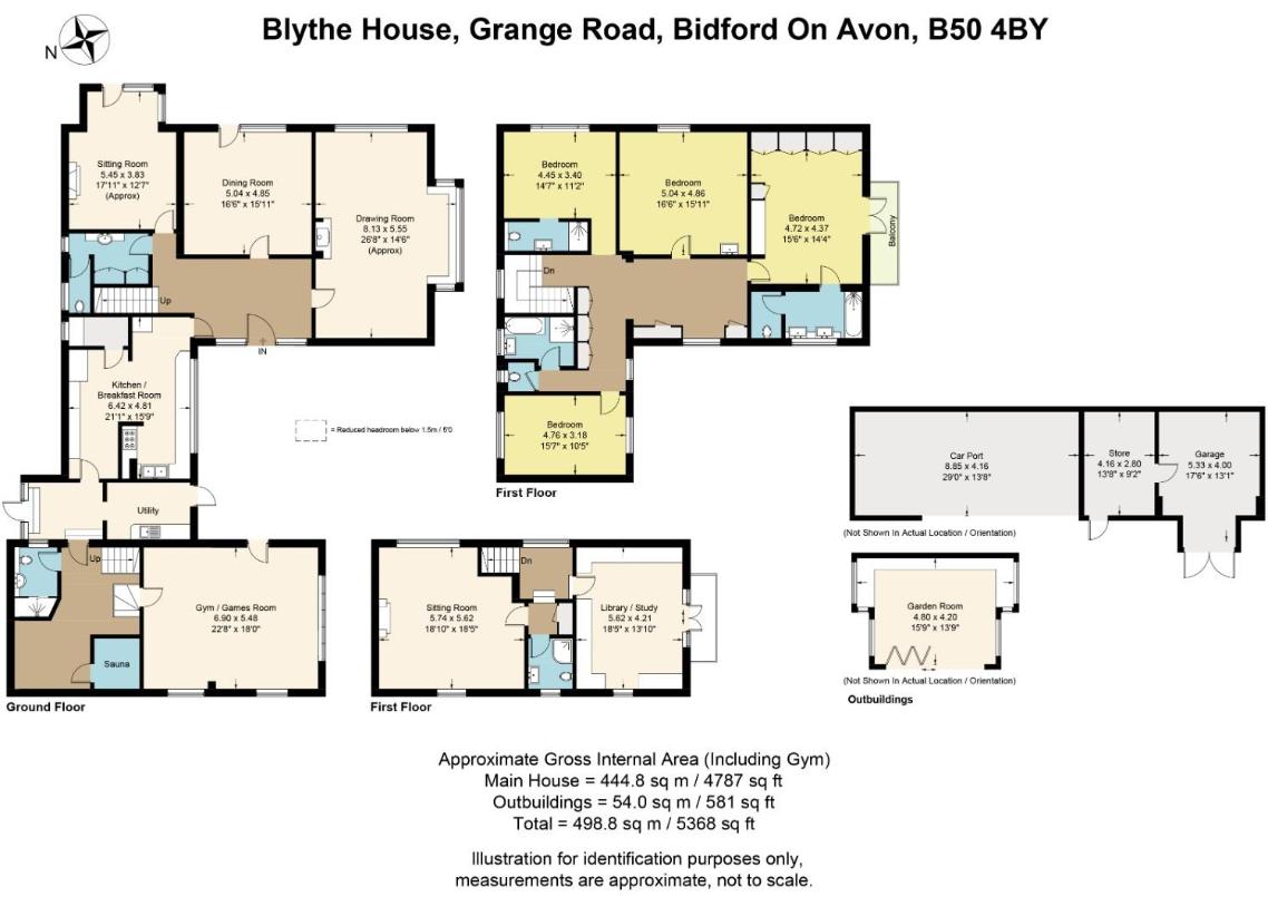 5 bedroom detached house for sale - floorplan