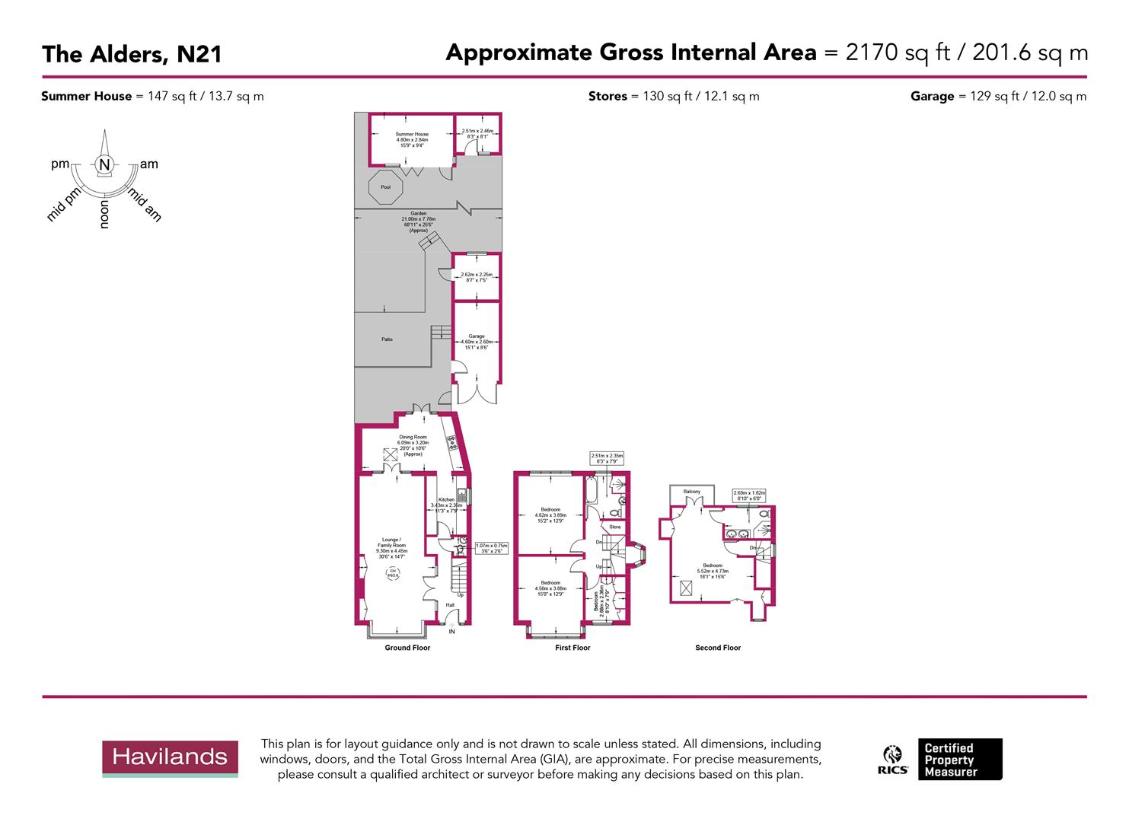 4 bedroom semi-detached house for sale - floorplan