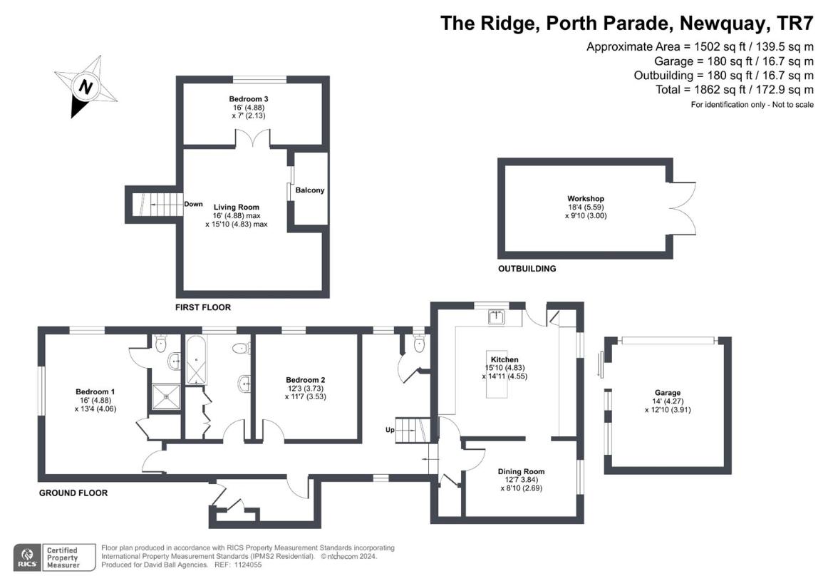 3 bedroom detached house for sale - floorplan