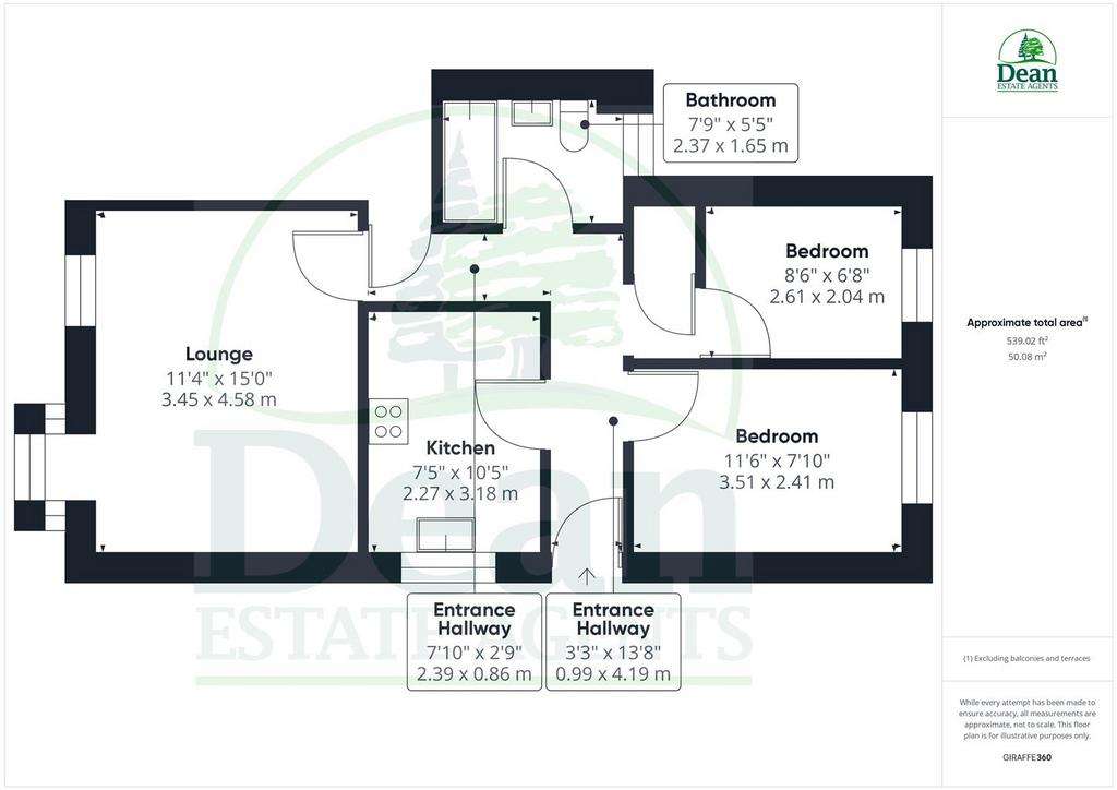 2 bedroom flat for sale - floorplan