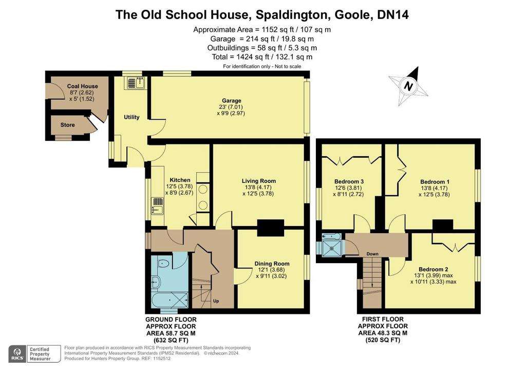 3 bedroom detached house for sale - floorplan