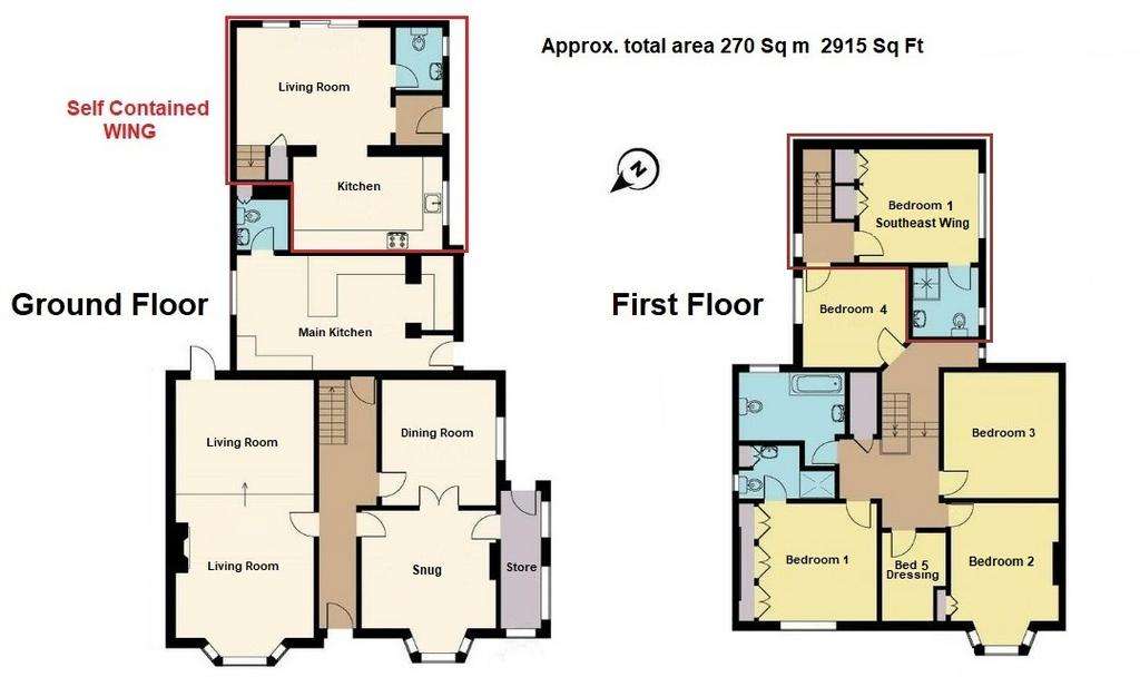 6 bedroom house for sale - floorplan