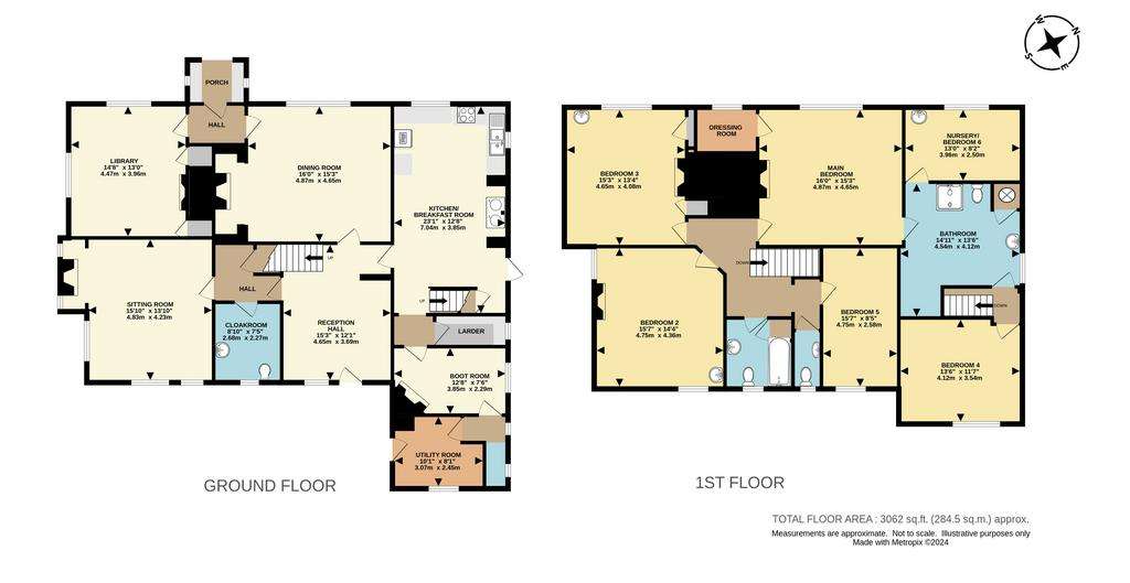 6 bedroom detached house for sale - floorplan