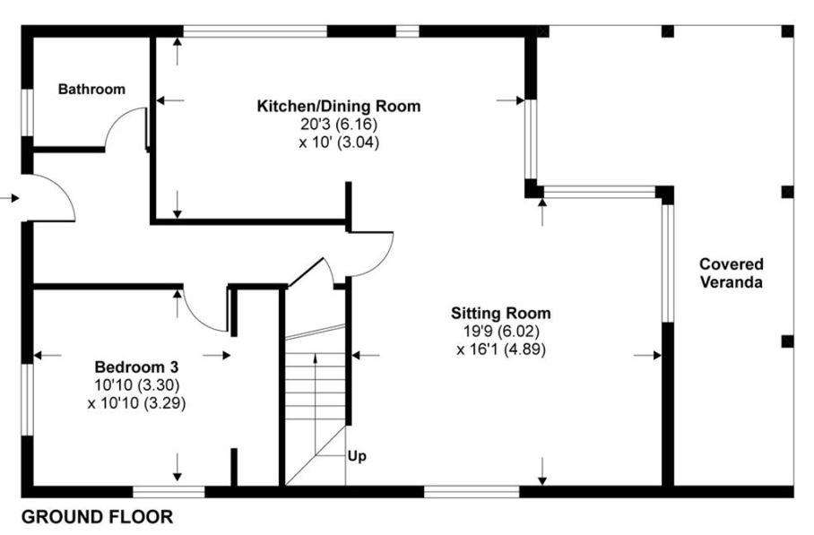 3 bedroom house for sale - floorplan