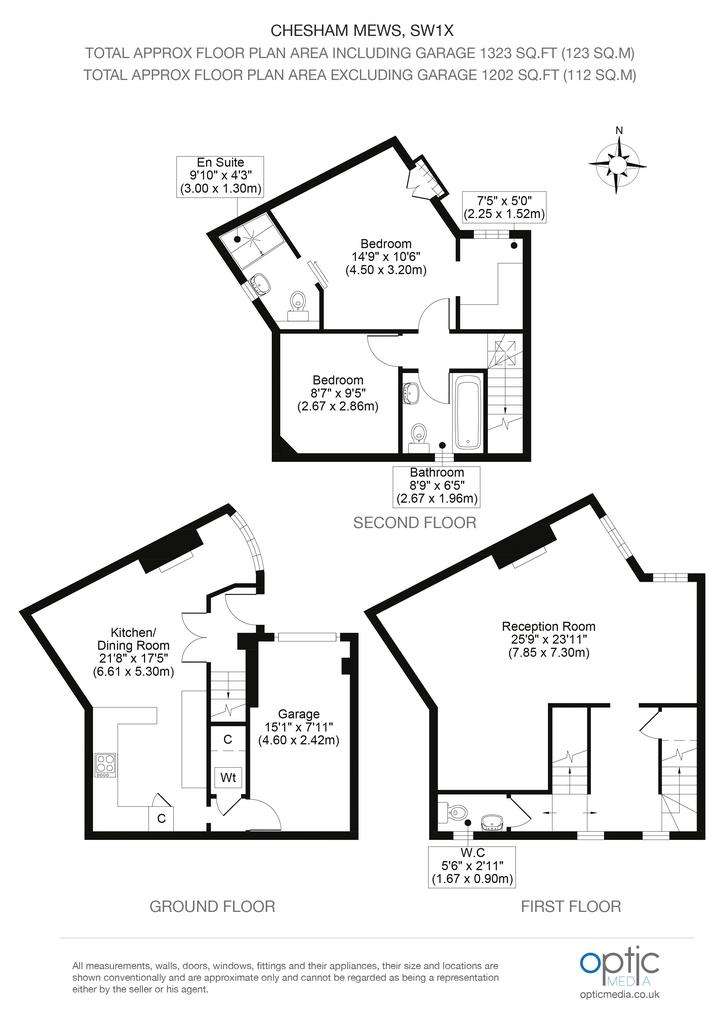 2 bedroom house for sale - floorplan