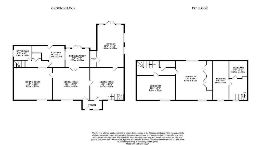 4 bedroom detached house for sale - floorplan