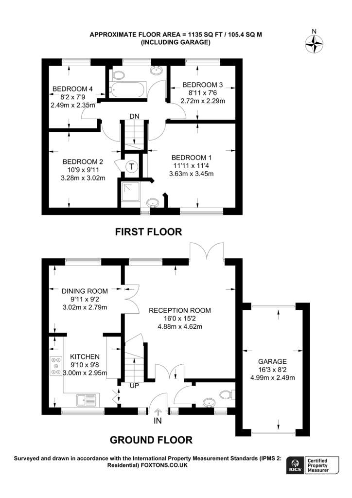 4 bedroom detached house to rent - floorplan