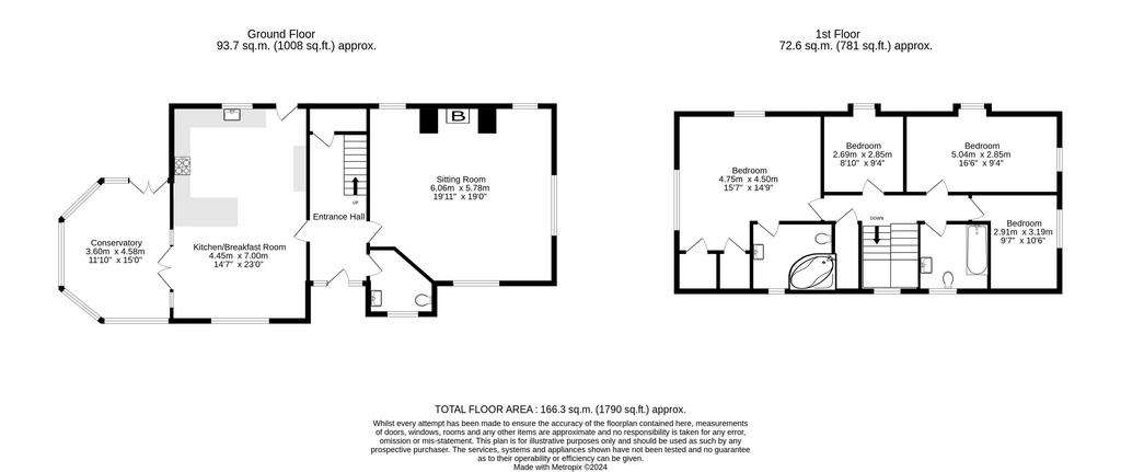 4 bedroom detached house for sale - floorplan