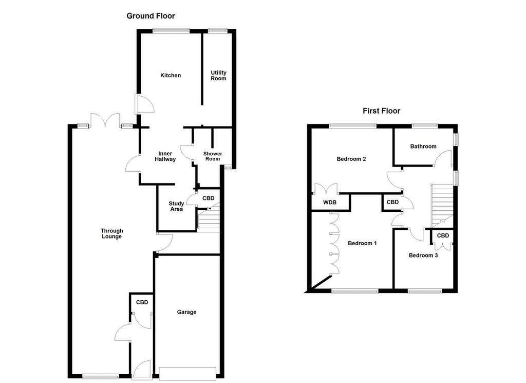 3 bedroom detached house for sale - floorplan