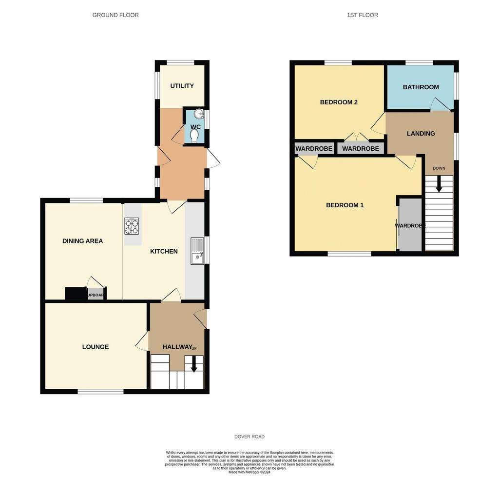 2 bedroom terraced house for sale - floorplan