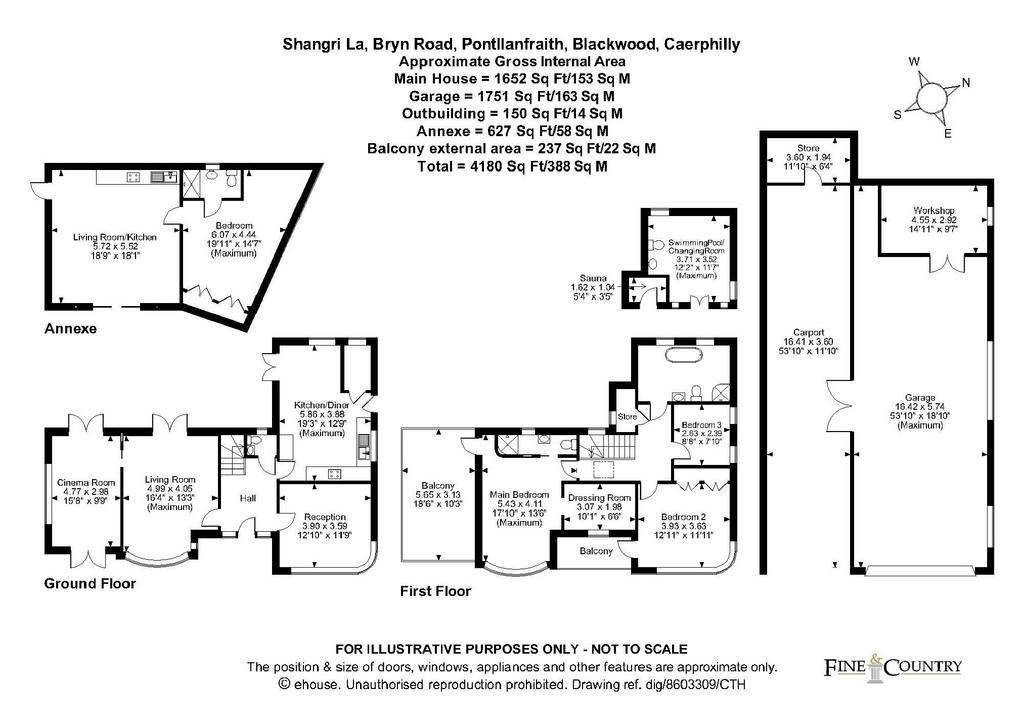 4 bedroom detached house for sale - floorplan