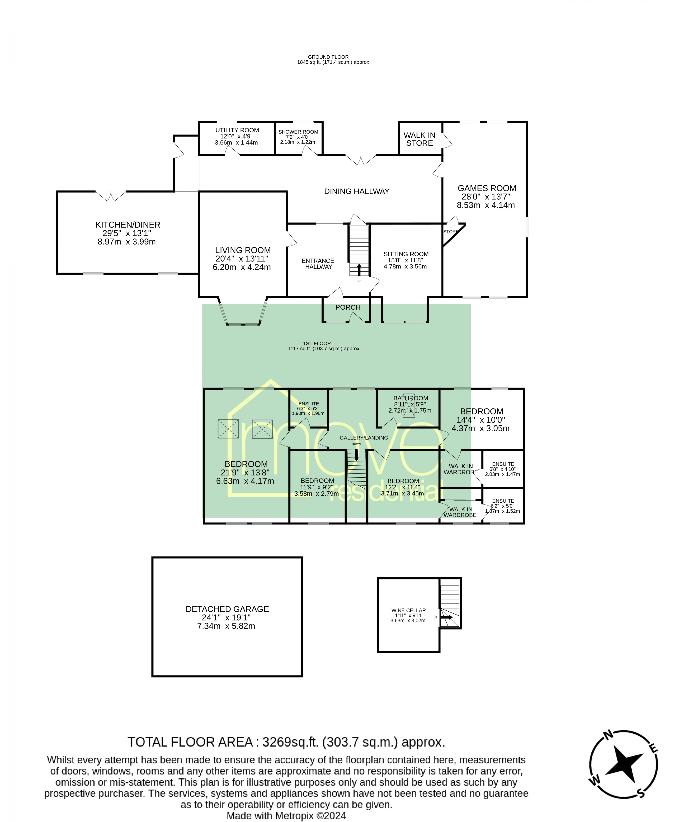 4 bedroom detached house for sale - floorplan