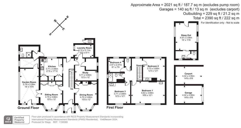 4 bedroom detached house for sale - floorplan