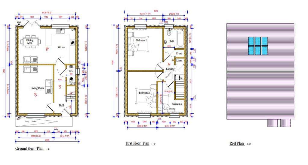 3 bedroom detached house for sale - floorplan