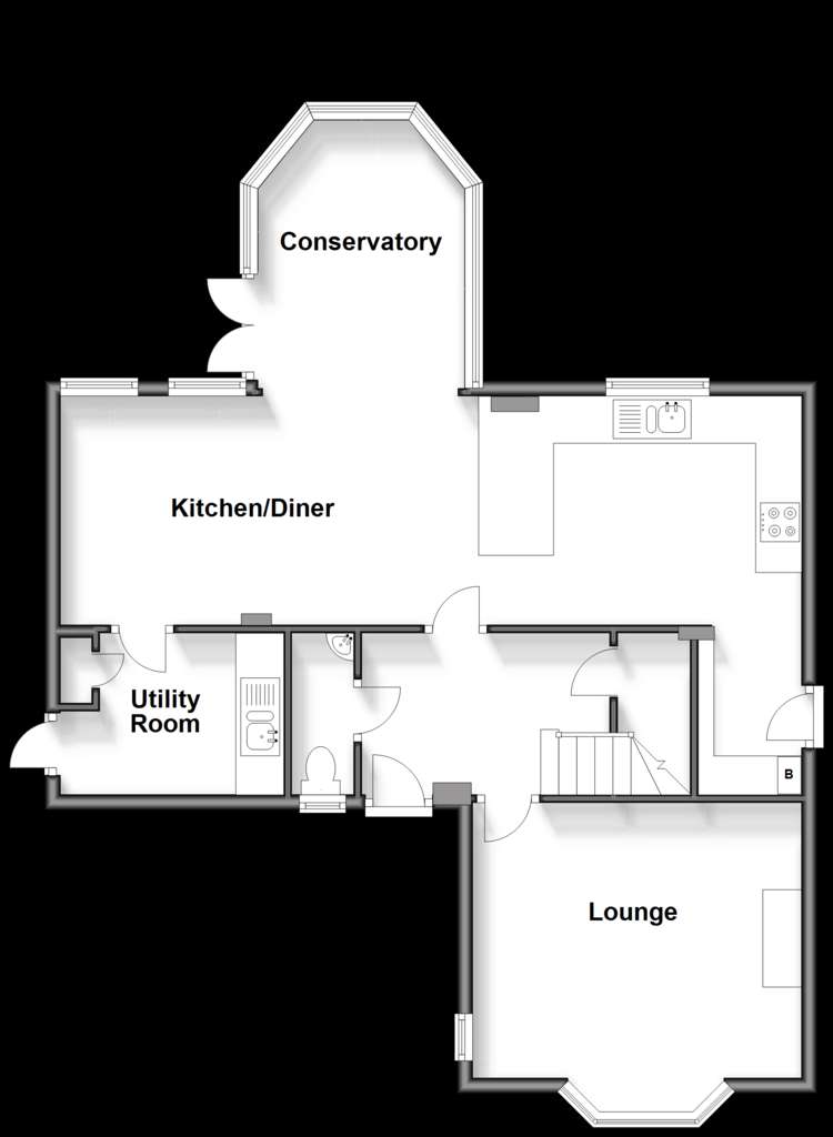 4 bedroom detached house for sale - floorplan