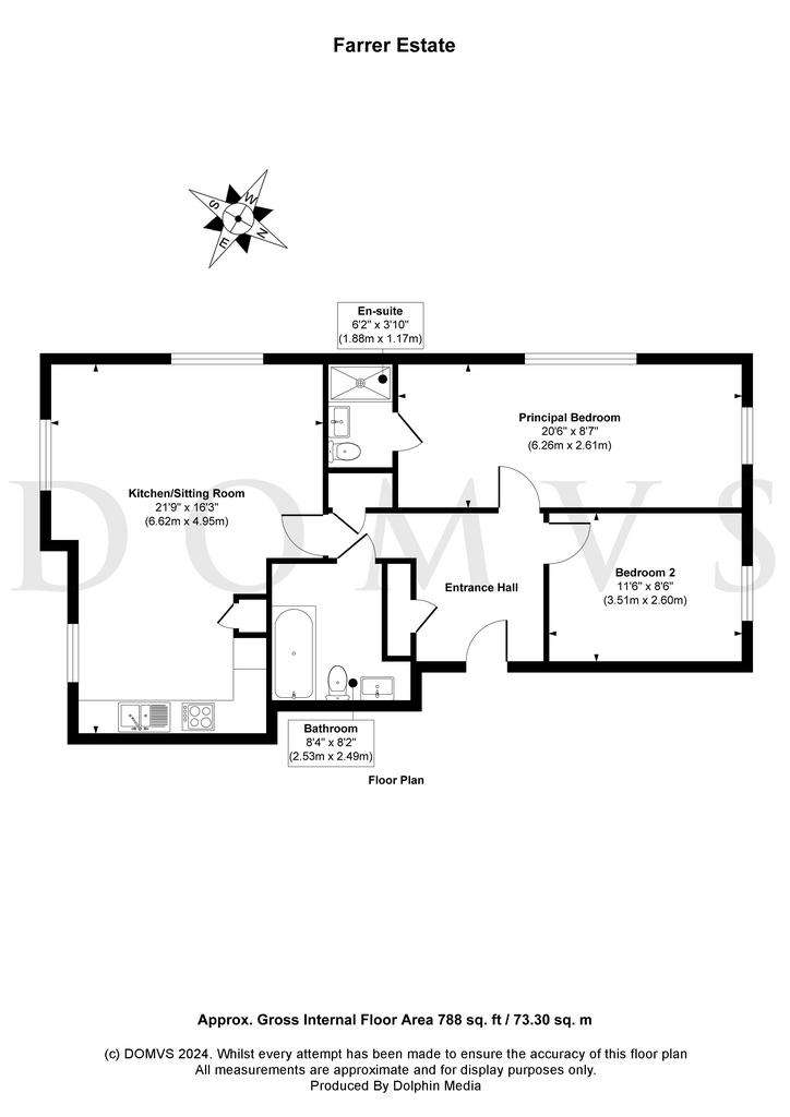 2 bedroom flat for sale - floorplan