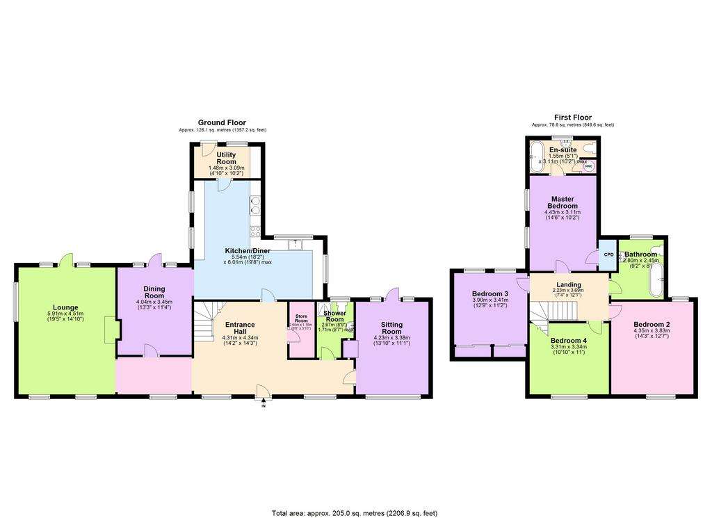 4 bedroom detached house for sale - floorplan