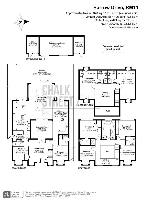 6 bedroom detached house for sale - floorplan