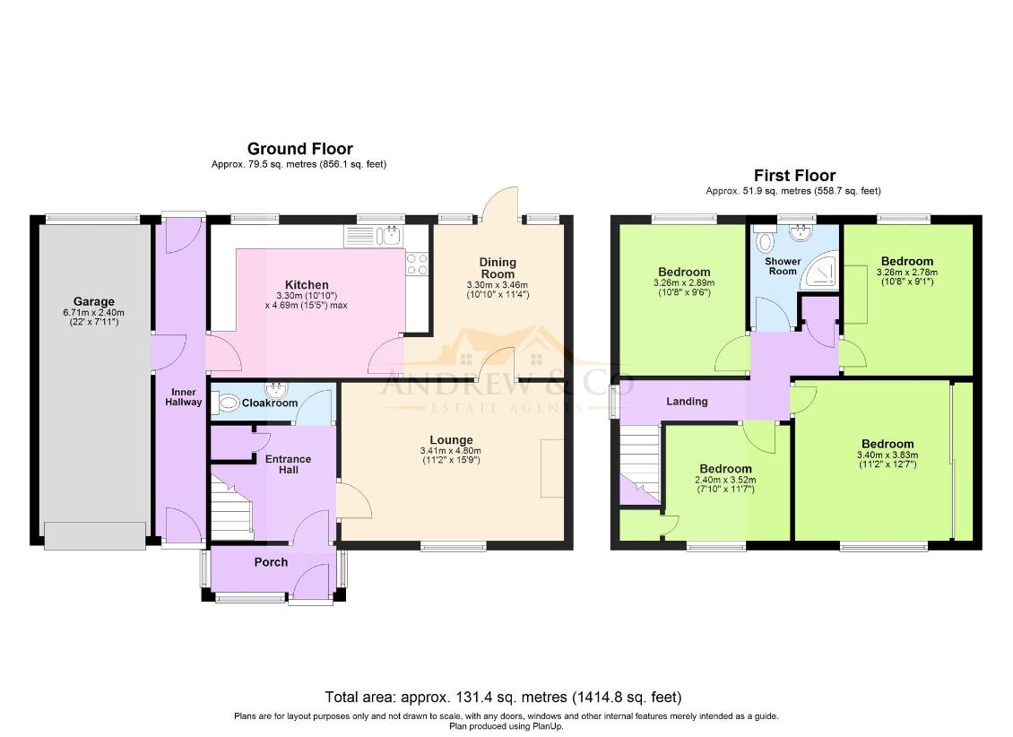 4 bedroom detached house for sale - floorplan