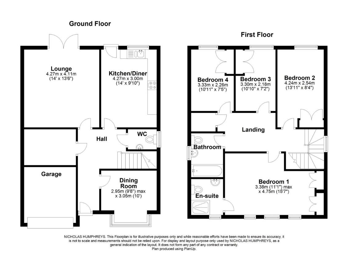 4 bedroom detached house for sale - floorplan