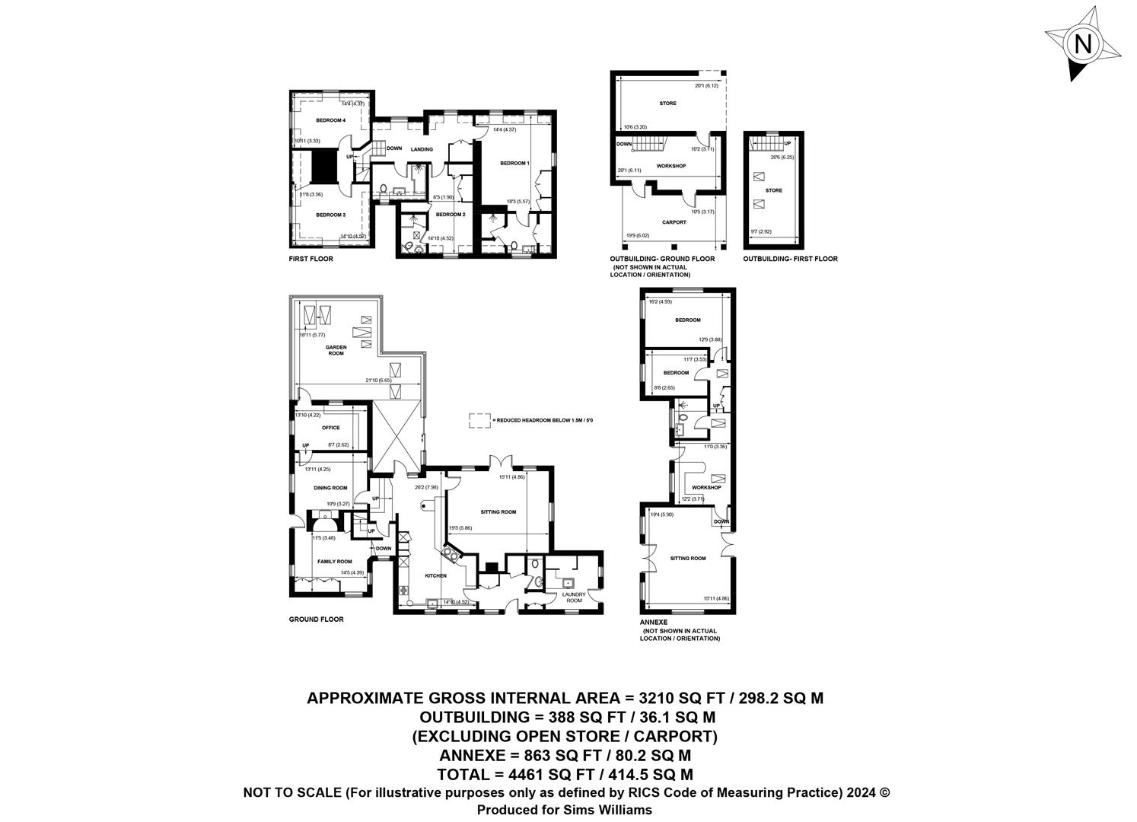 6 bedroom detached house for sale - floorplan