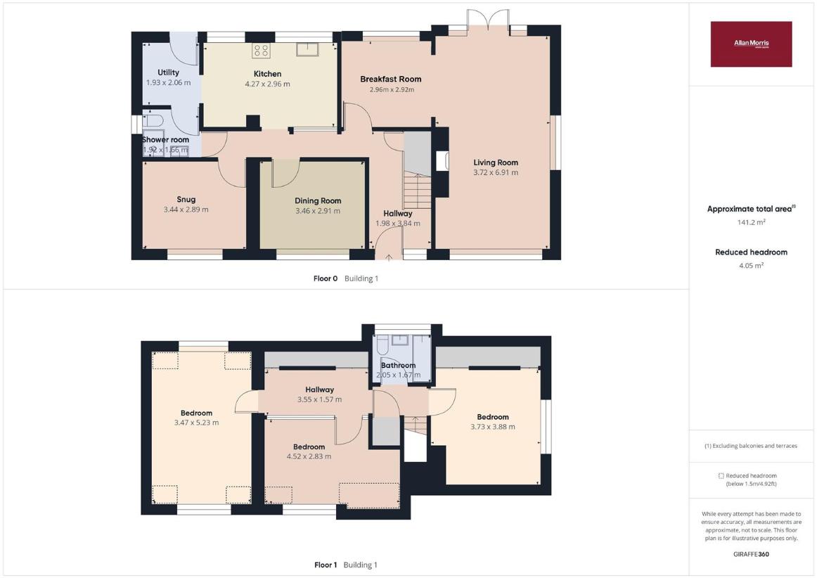 3 bedroom detached house for sale - floorplan