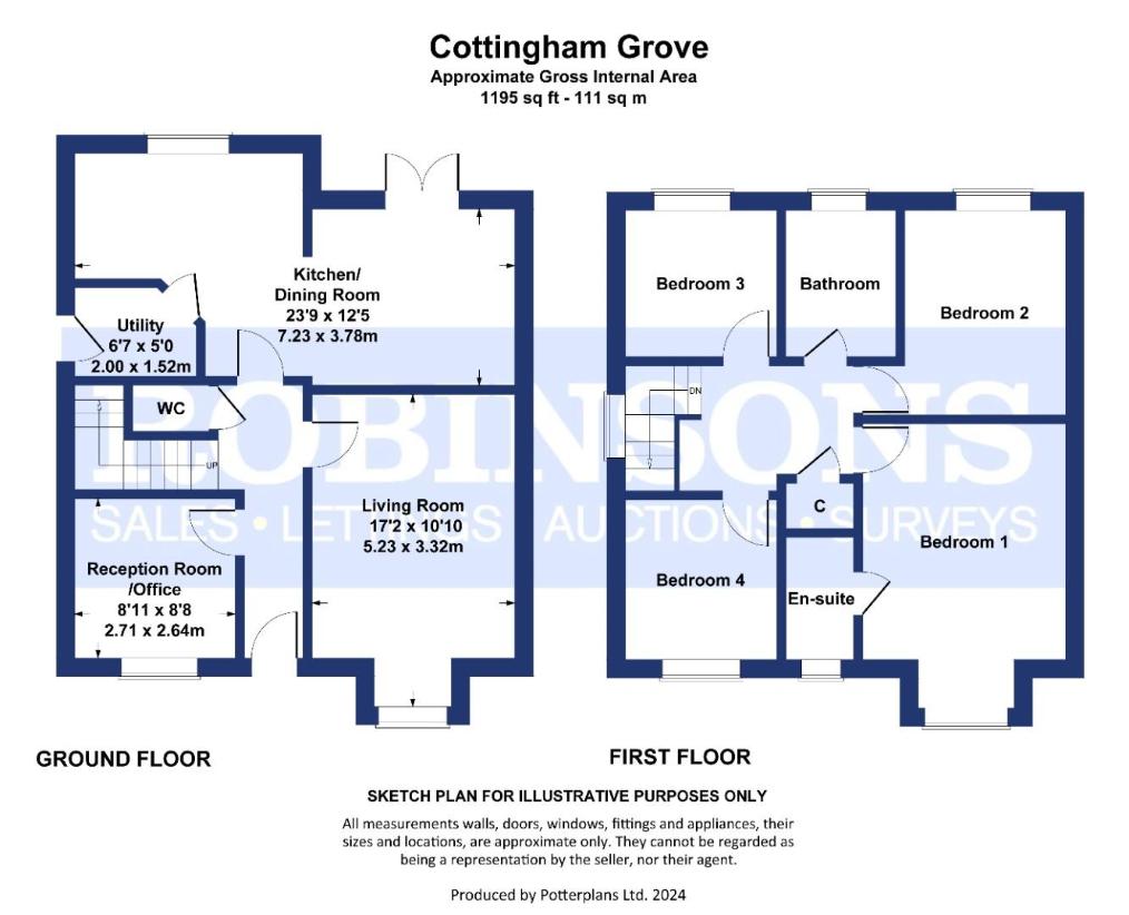 4 bedroom detached house for sale - floorplan