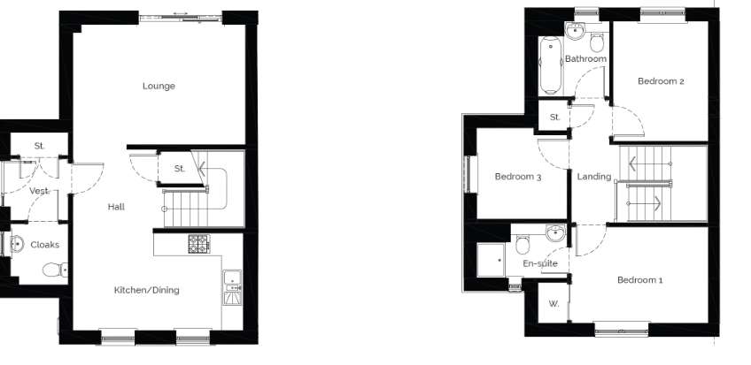 3 bedroom end of terrace house for sale - floorplan