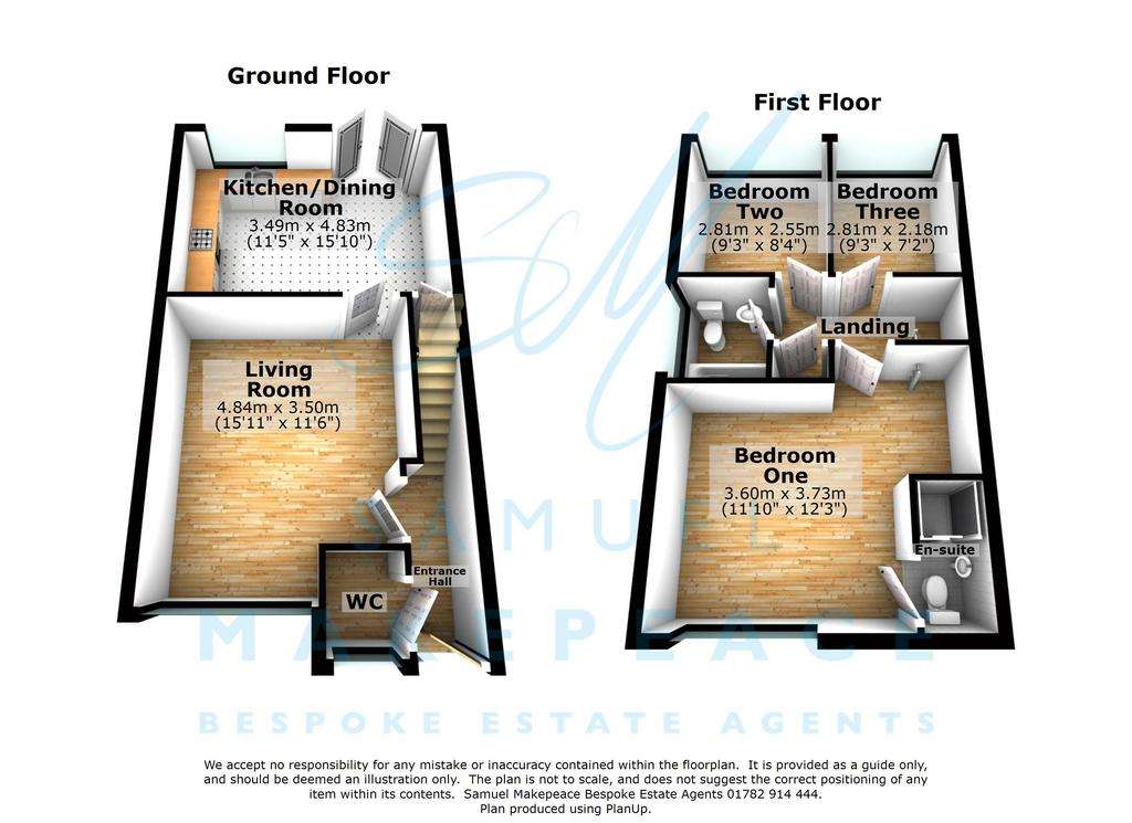 3 bedroom mews house for sale - floorplan