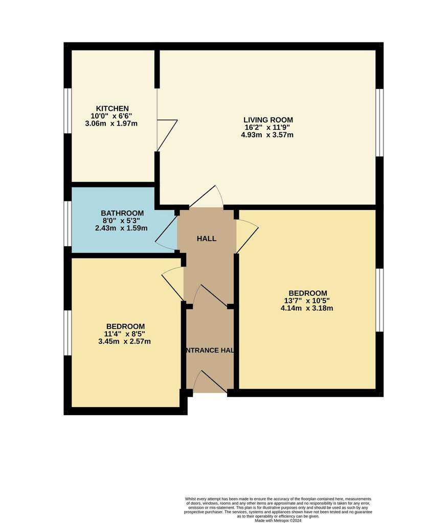 2 bedroom flat for sale - floorplan