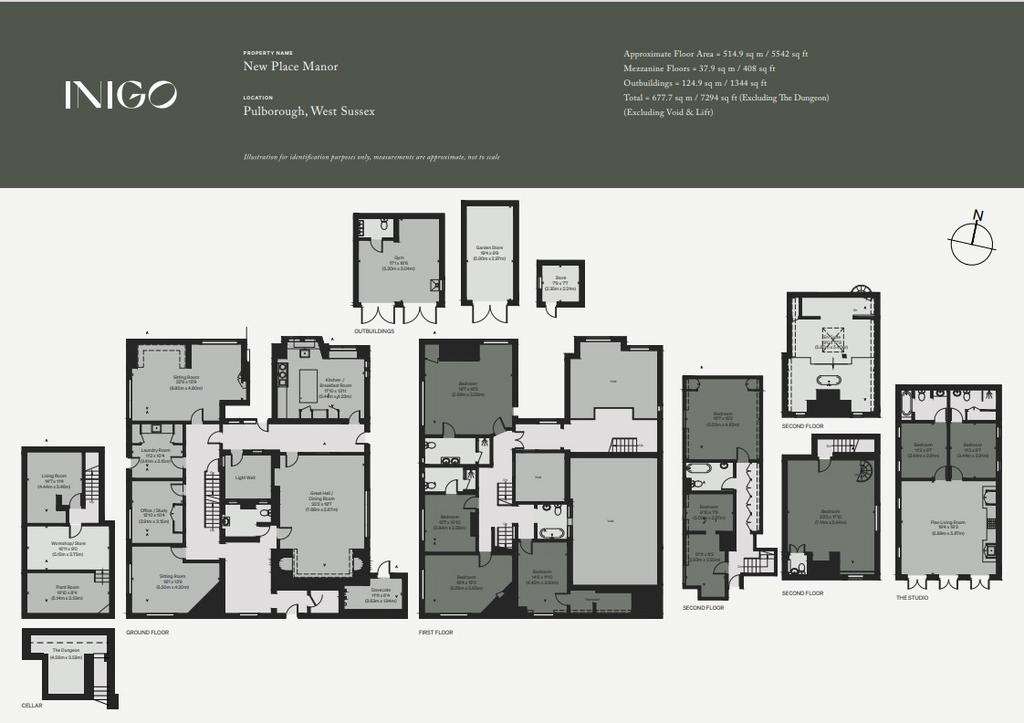 9 bedroom detached house for sale - floorplan