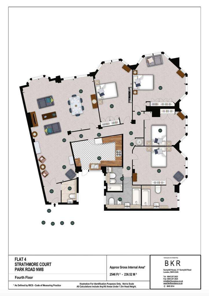 5 bedroom flat to rent - floorplan