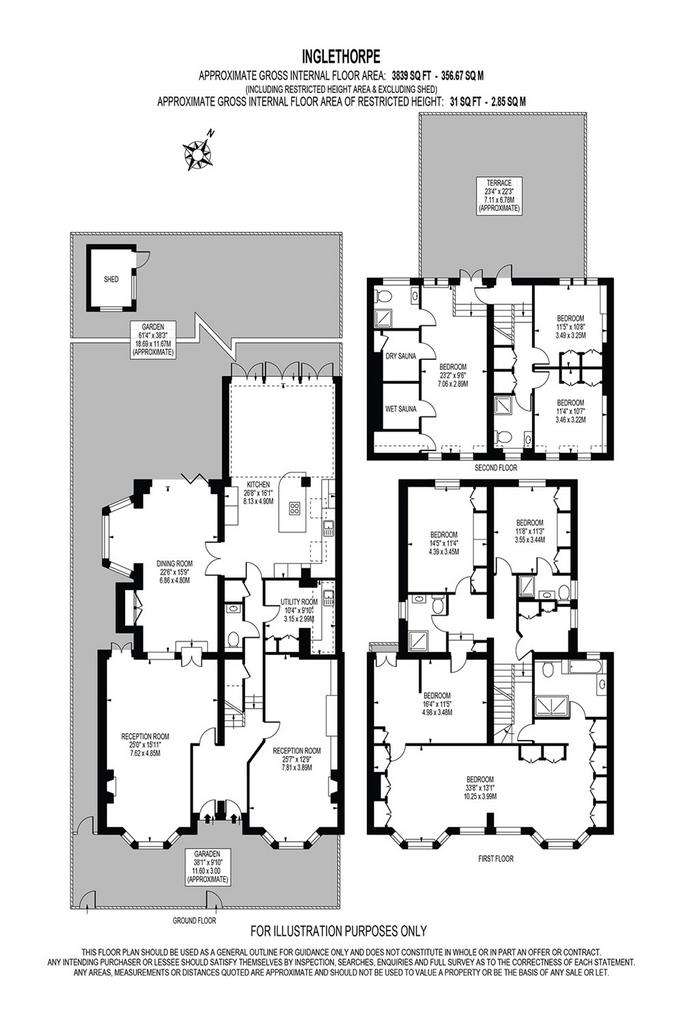 7 bedroom house to rent - floorplan