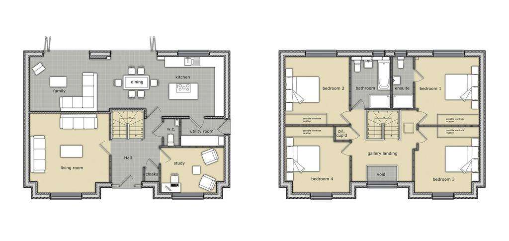 4 bedroom detached house for sale - floorplan