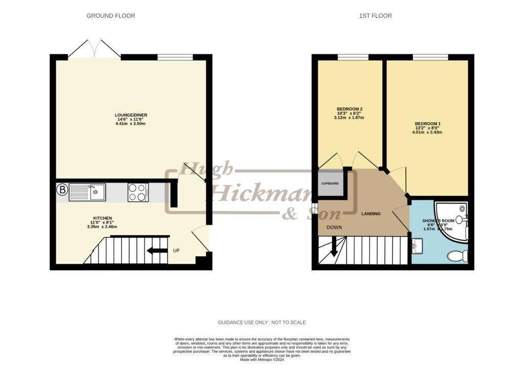 2 bedroom semi-detached house for sale - floorplan