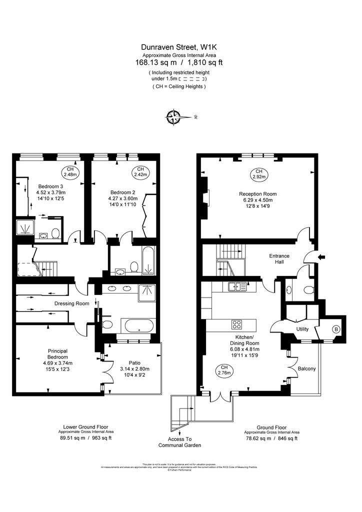 3 bedroom flat to rent - floorplan