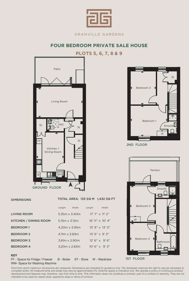 4 bedroom flat for sale - floorplan