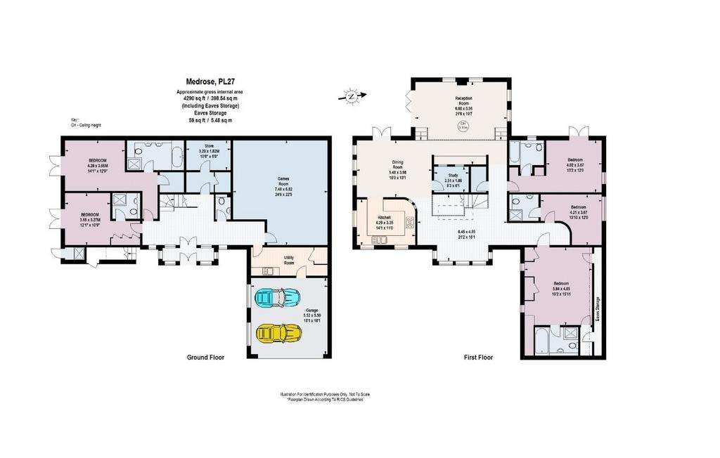 5 bedroom house for sale - floorplan