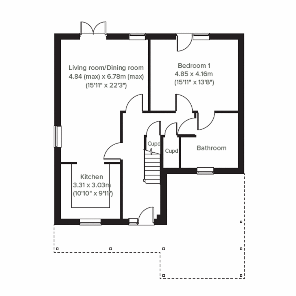 3 bedroom detached house for sale - floorplan