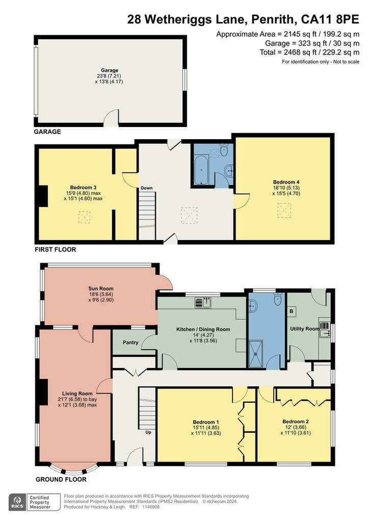 4 bedroom detached house for sale - floorplan